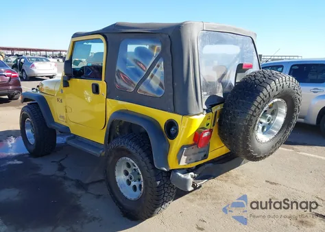 2004 Jeep Wrangler X z USA, uszkodzony, nr VIN 1J4FA39S34P747855